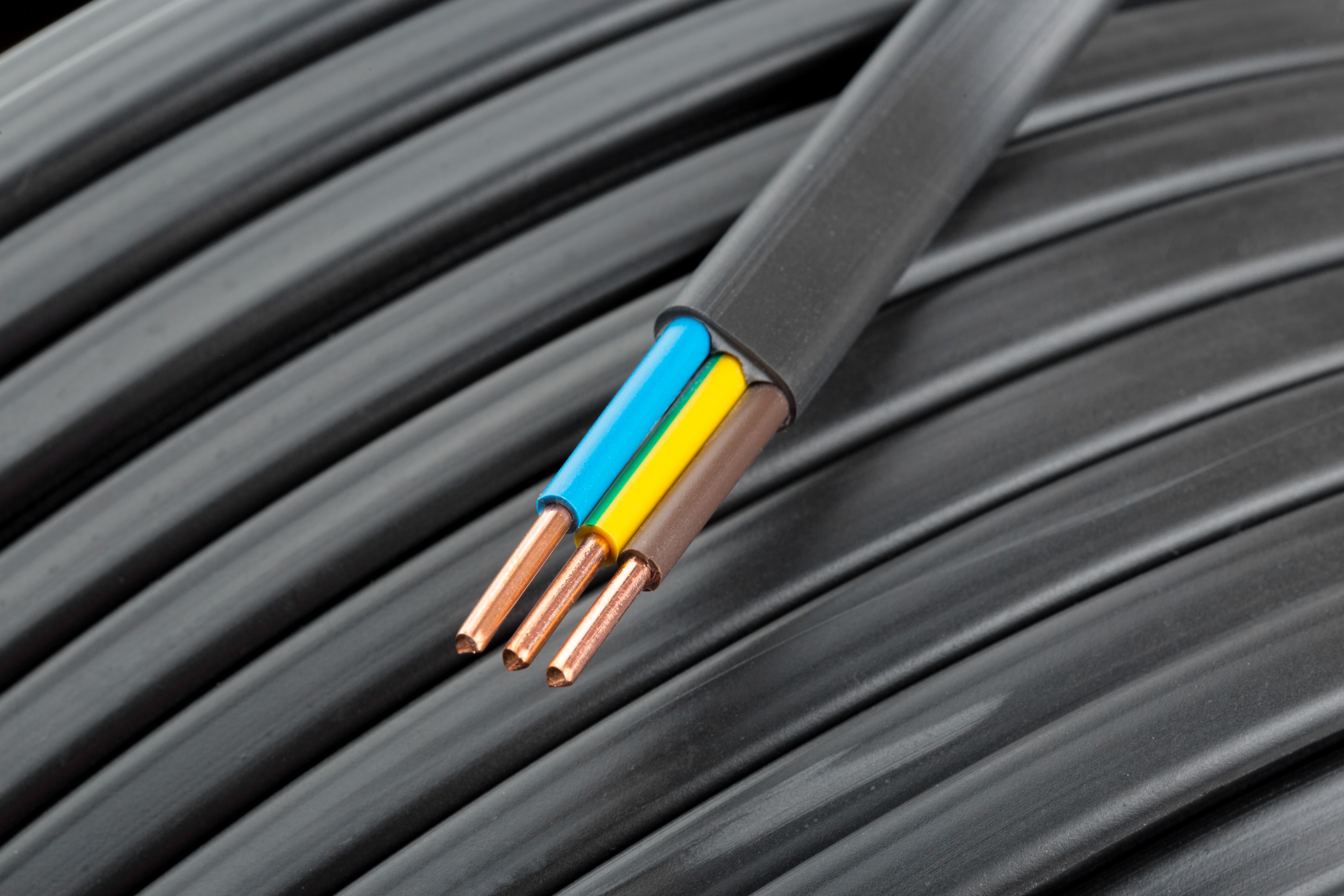 High-Purity Copper Household Wires BVVB 1.5 2 4 6 10 Mm&sup2; PVC Insulating Sheath Household Wires Cable