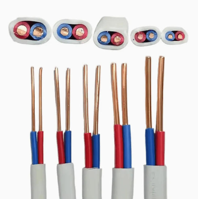 High-Purity Copper Household Wires BVVB 1.5 2 4 6 10 Mm&sup2; PVC Insulating Sheath Household Wires Cable