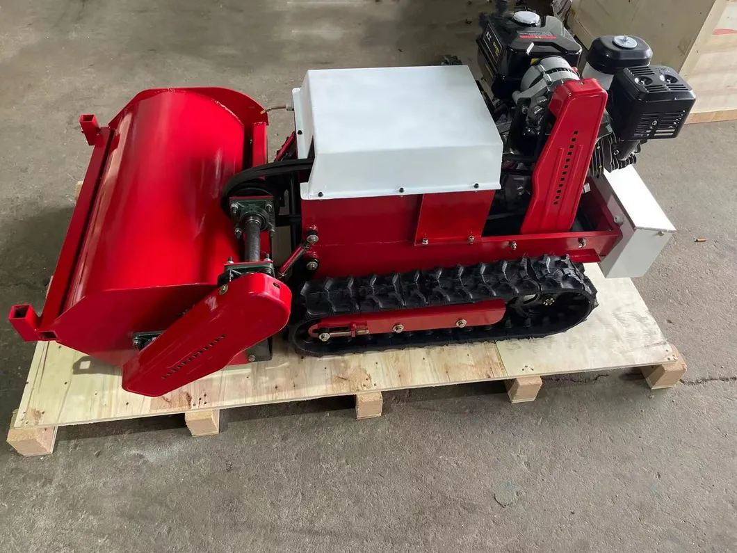 Affordable Remote Control Mini Grass Cutting Machine for Easy Lawn Care