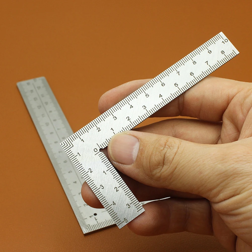 Mini Frame Ruler Measurement Layout Tool Stainless Steel square Right Angle Ruler Precision Building Frame Gauge