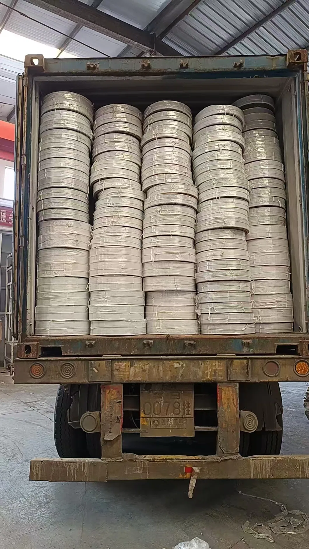 Stacked Hose Packaging Ready for Shipment