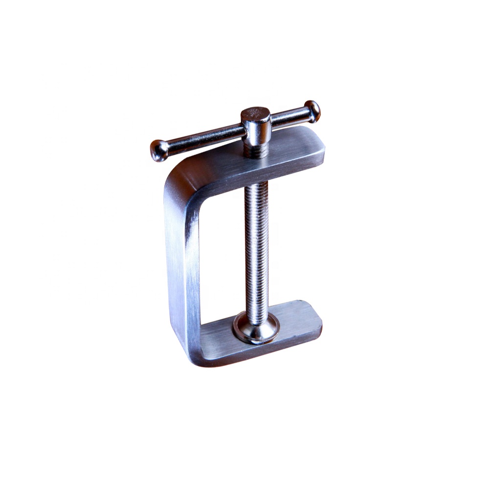 High Quality Brushing Stainless Steel Table G Clamp For Woodworking