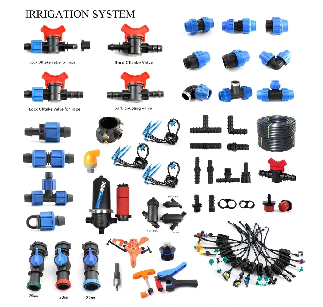 Drip & Impact Sprinkler Plastic Irrigation Tool for Outdoor Watering for Gardening