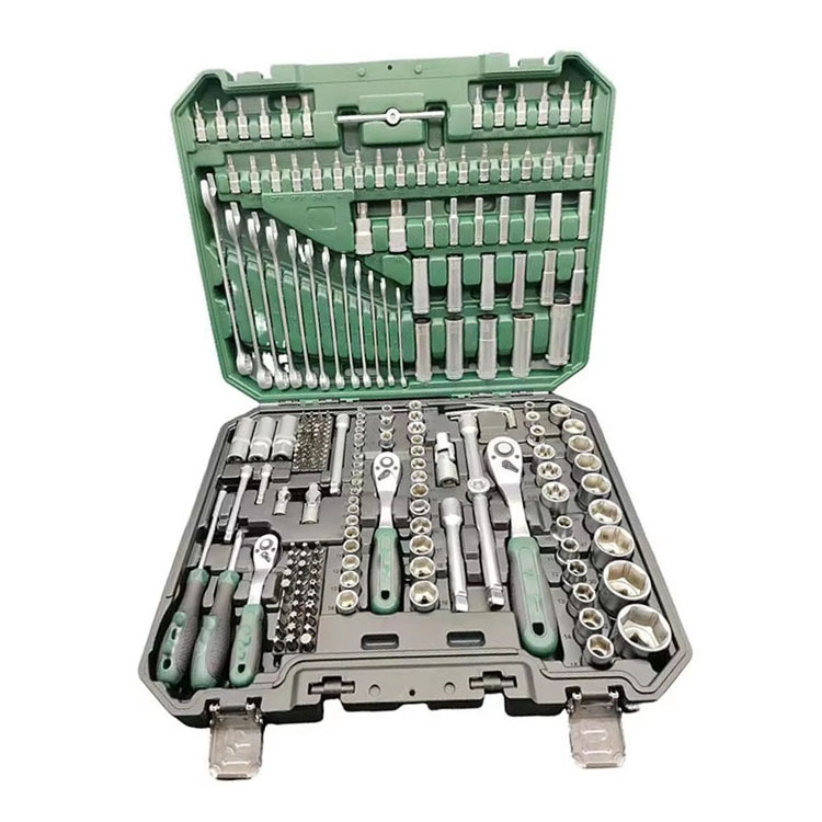 216 piece hand tool suit box 24 tooth ratchet wrench socket professional tools mechanical wrench auto mechanical tool suit