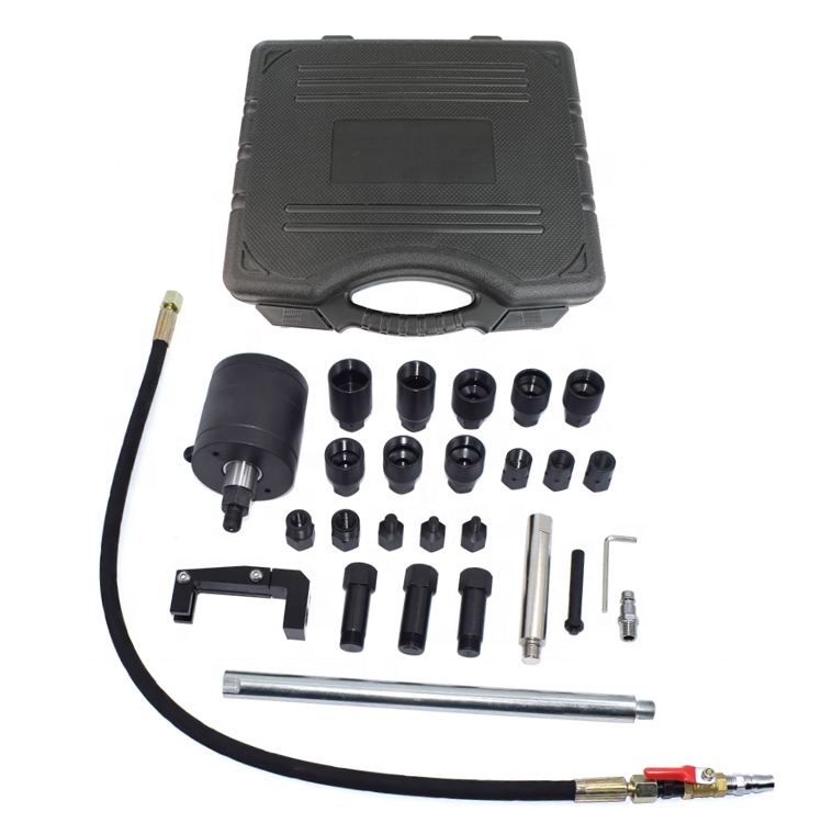 Universal Pneumatic Fuel Diesel Injector Puller Extractor Removal Tool with BOSCH 110 Common Rail Diesel Injector Tester Puller