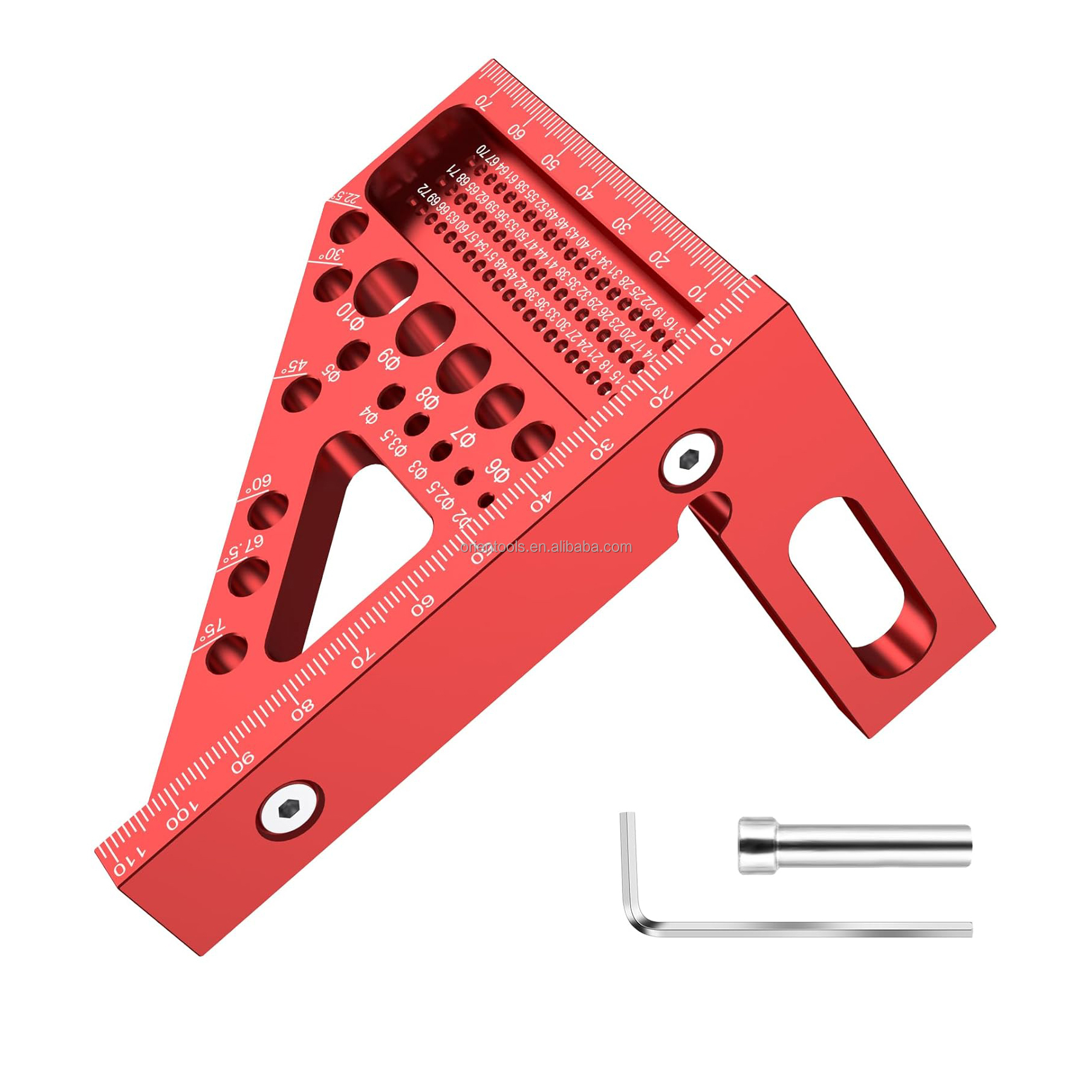 High Precision Layout Measuring Tool Metric 3D Multi-Angle Measuring Ruler