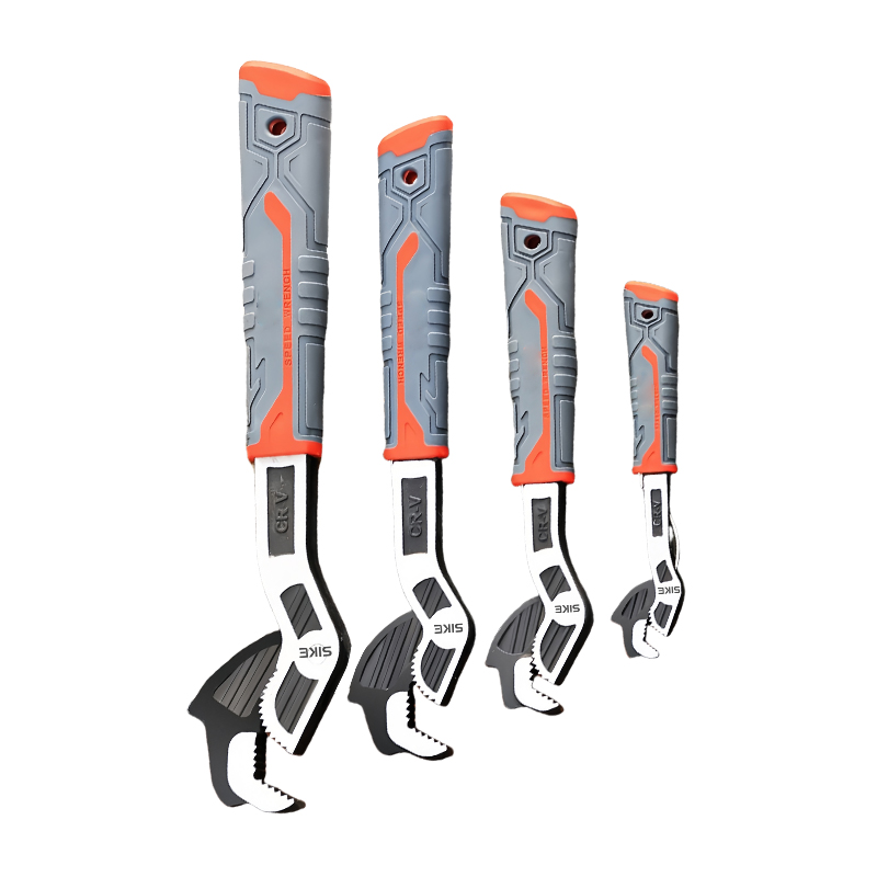 Multifunctional Adjusting Pipe 6 8 10 12 Inch Chrome Steel Plumbing Tools Large Caliber Self Locking Adjustable Wrench
