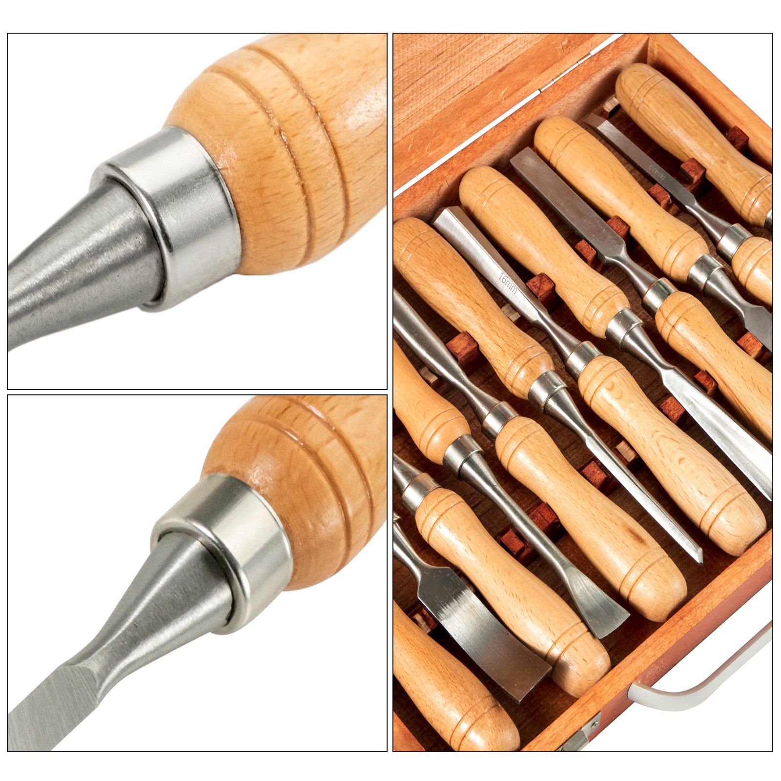 12pcs DIY Woodworking Chisel Set - Gallery 4