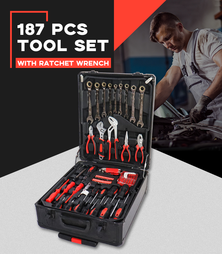 187PCS Hand Tool Set Image 1