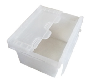 UGET Plastic Recyclable Heavy Duty Stackable Not Easily Worn Out Tool Tote Box Organizers for Distribution and Storage