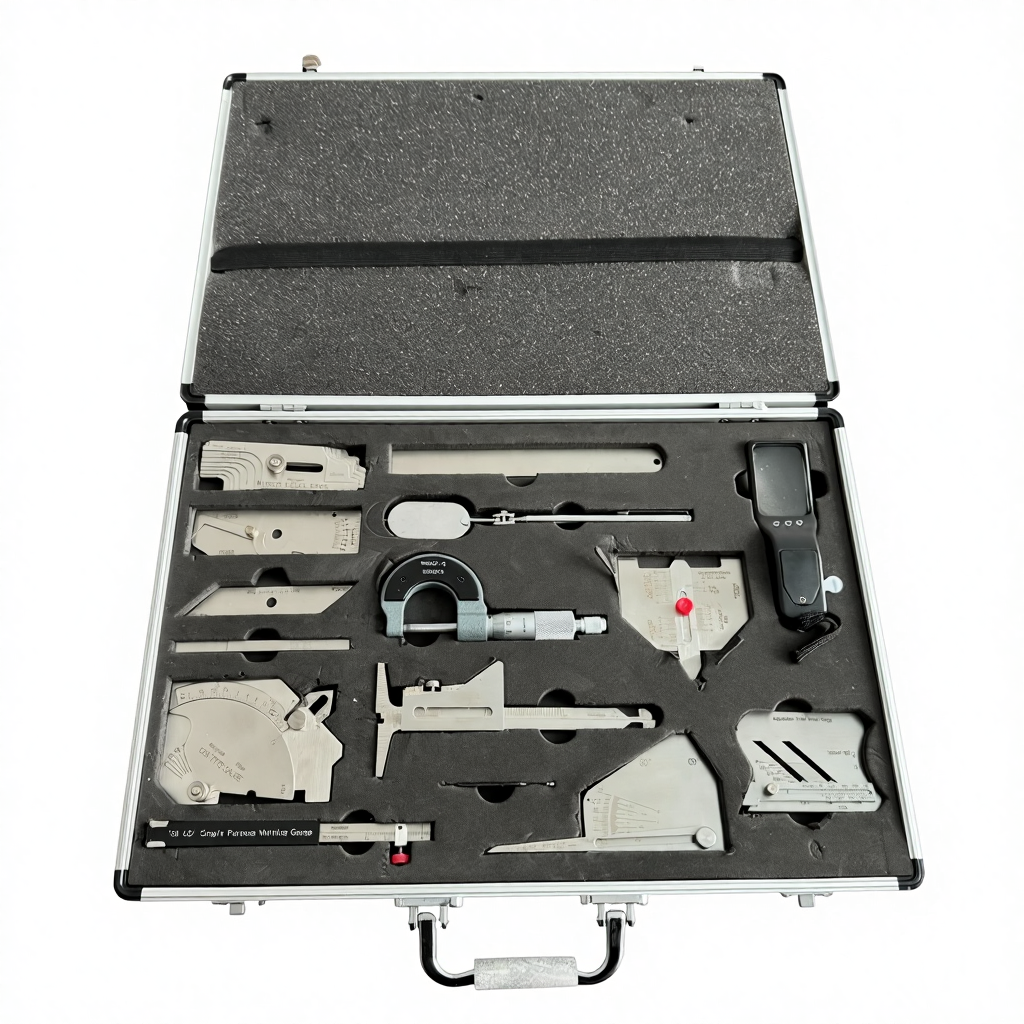 Welding Measuring Ruler Groove Angle Undercut Depth Ruler