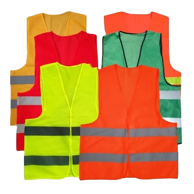 Security Reflective Vests High Quality 80g Construction Vests