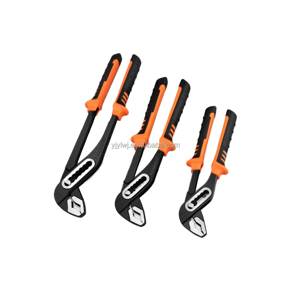 Wholesale Adjustable 8" 10" 12" Industrial Hardware Tools Plumbing Pipe Water Pump Pliers Wrench Rescue Hand Tool