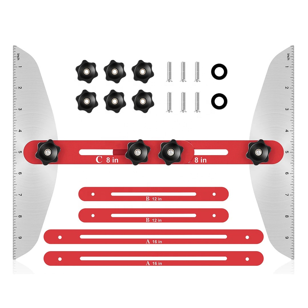 Woodworking Stair Tread Jig Shelf Gauge Layout Tool Contour Gauge Stair Tread Jig Gauge Measuring Tool
