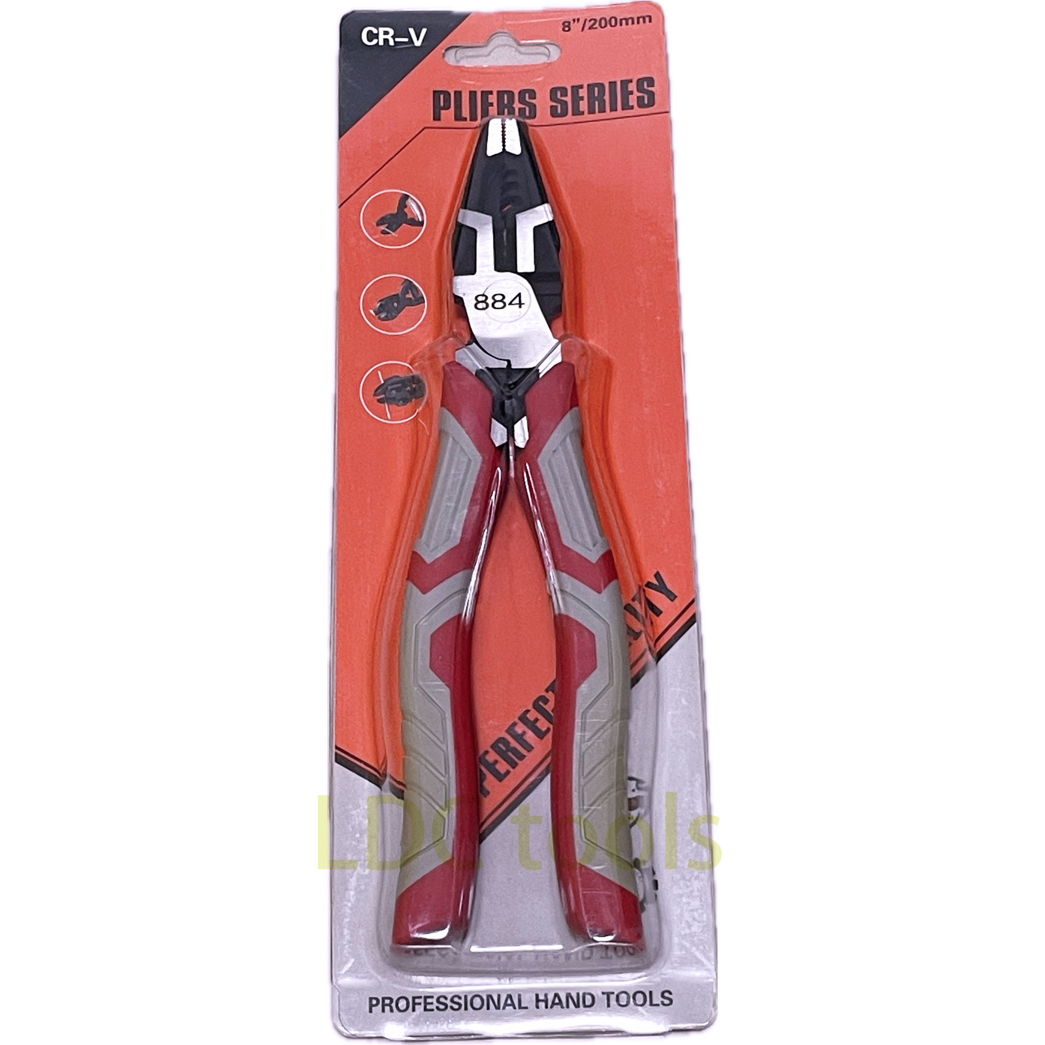 CATKING 884 CR-V 8-Inch Electrical Wire Cutters Hand Flat Pliers Well-Crafted Cutting Enamel Wire Stripping Tool Made China OEM