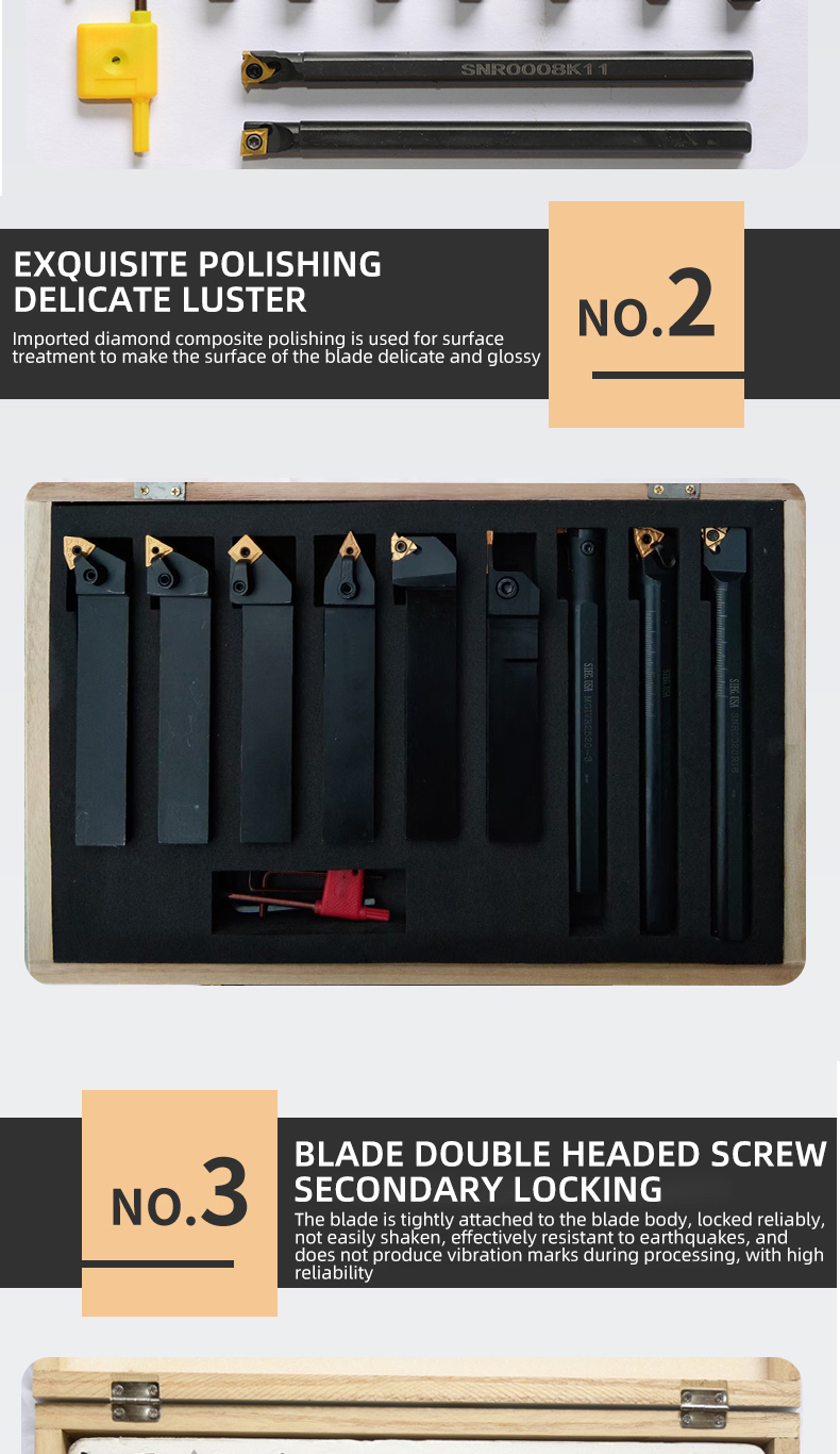 Mechanical Turning Tools Set 6