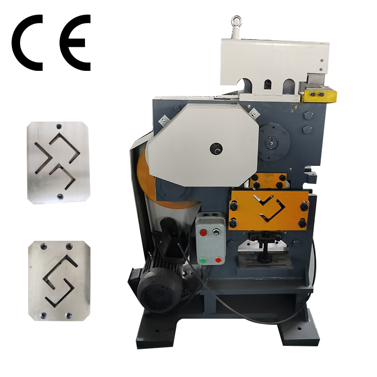 QA32-10B Multi-function Combined Punching And Shearing Machine Channel Steel Angle Iron Punching And Shearing Machine