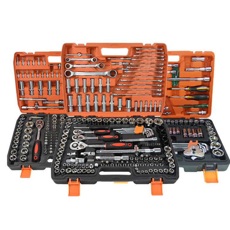 NEOBRISKEN Nut Specific 46pcs Car Repair Tool Box and Ratchet Wrench Socket Set OEM Customizable Impact Socket Set