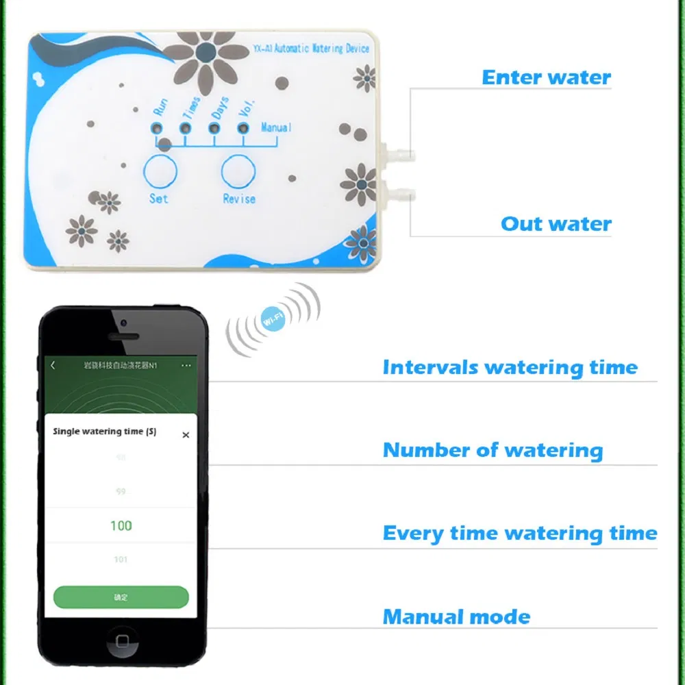 Watering Device Irrigation System Water Pump Timer Tool for Garden