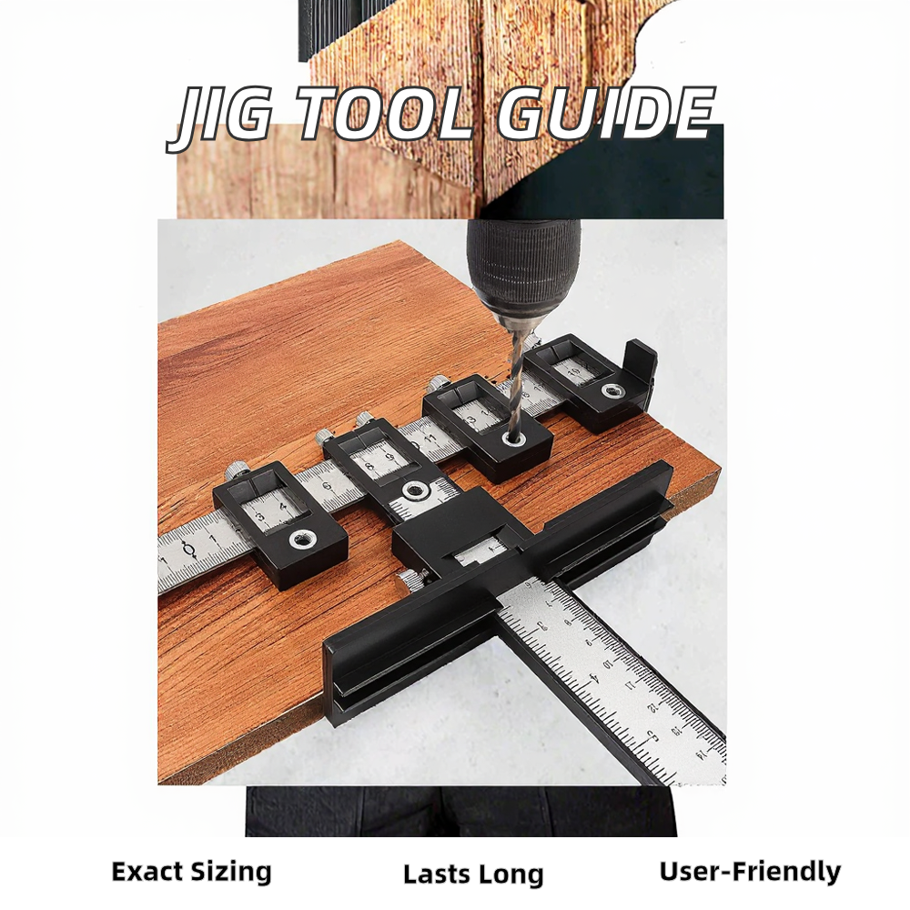 DIY Cabinet Hardware Jig Tool-OEM Wood Drilling Dowelling Guide For Installing Handles And Knobs On Doors And Drawers