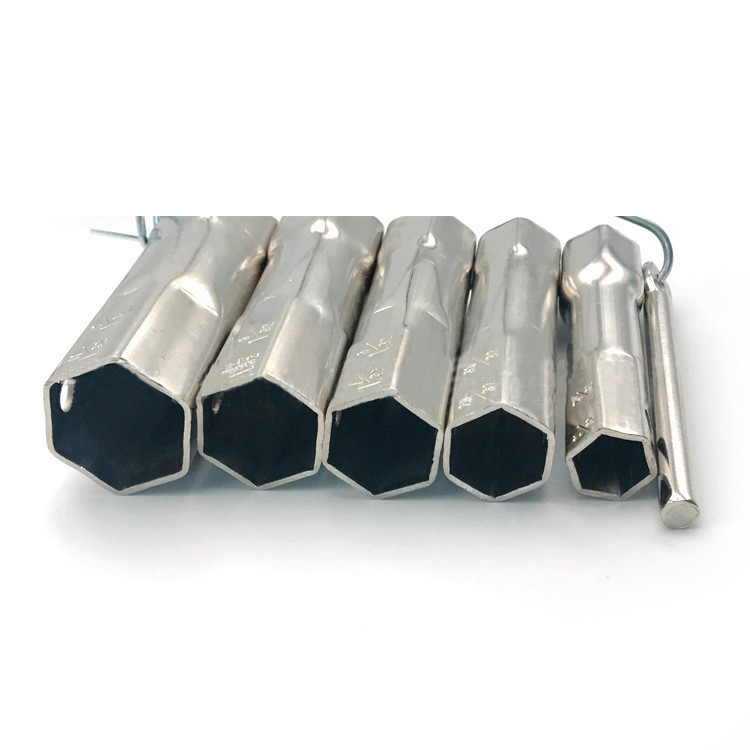 Pipe Socket Wrench Plumbing Wrench Removal Repair Hexagonal Faucet Wrench Set