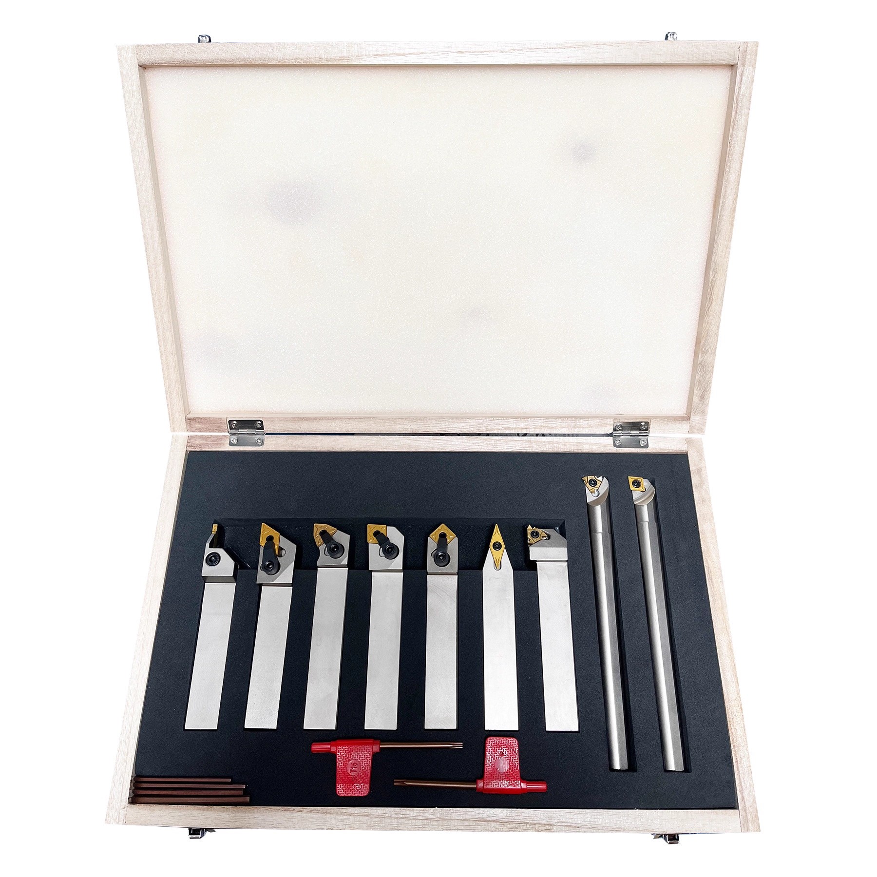 Mechanical Turning Tools Set Tool Holders Indexable Lathe Cutting Tools Set With Insert 7pc/9pc Set 16mm 20mm 25mm 32mm