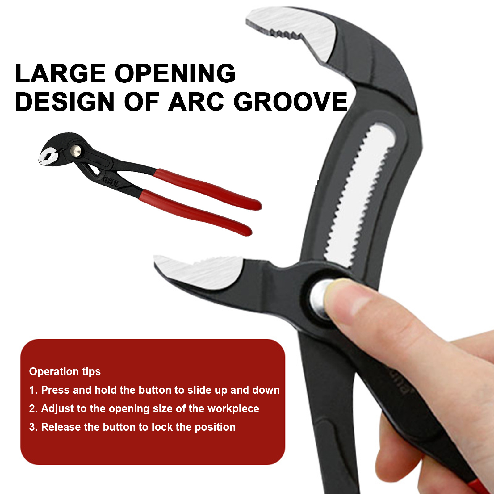 Adjustable Water Pipe Pliers details