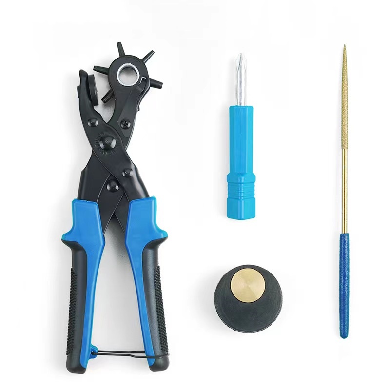 Opener Eyelets Plier Set Belt Tools Round Hole Plier Round Holes Heavy Duty Revolving Punch Plier Tool