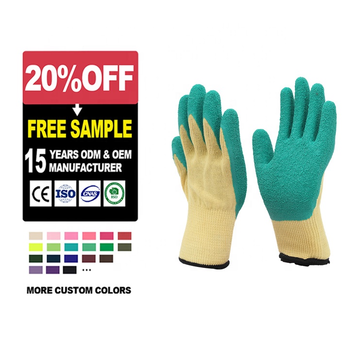 SUNNYHOPE Hot Sale Latex Coated Safety Gloves For Construction And Work Work-Adequate Protective Gear