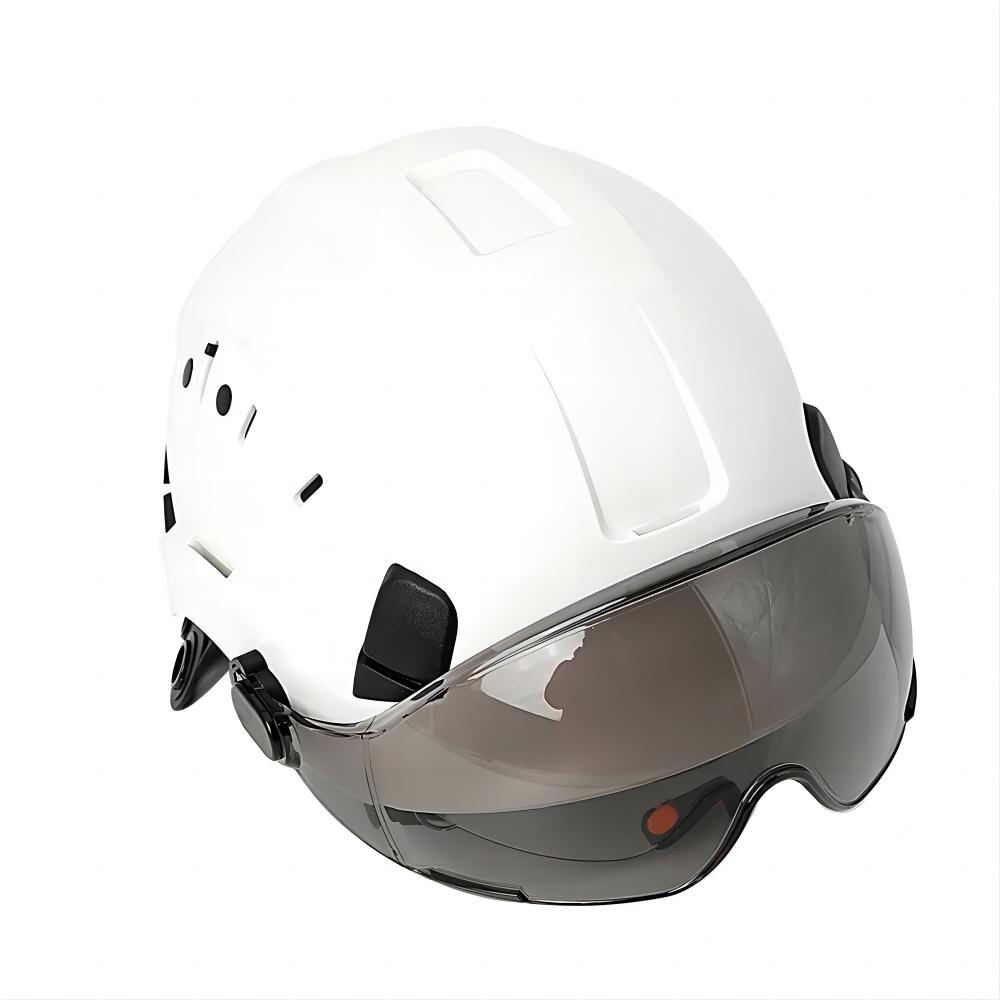 ANTMAX Safety Helmet Construction Hard Hat with Double Visor and Chinstrap ABS Protective Gear for Work