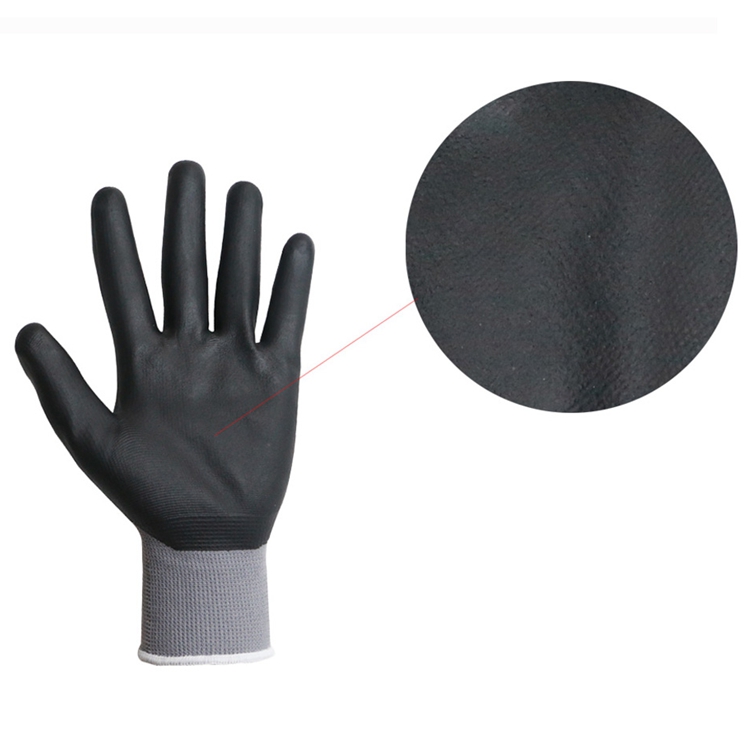 MAXITOUGH 13Gauge Polyester Work Hand Gloves With Nitrile Foam Coating En388 Grip Garden Gloves &amp; Protective Gear Safety Gloves