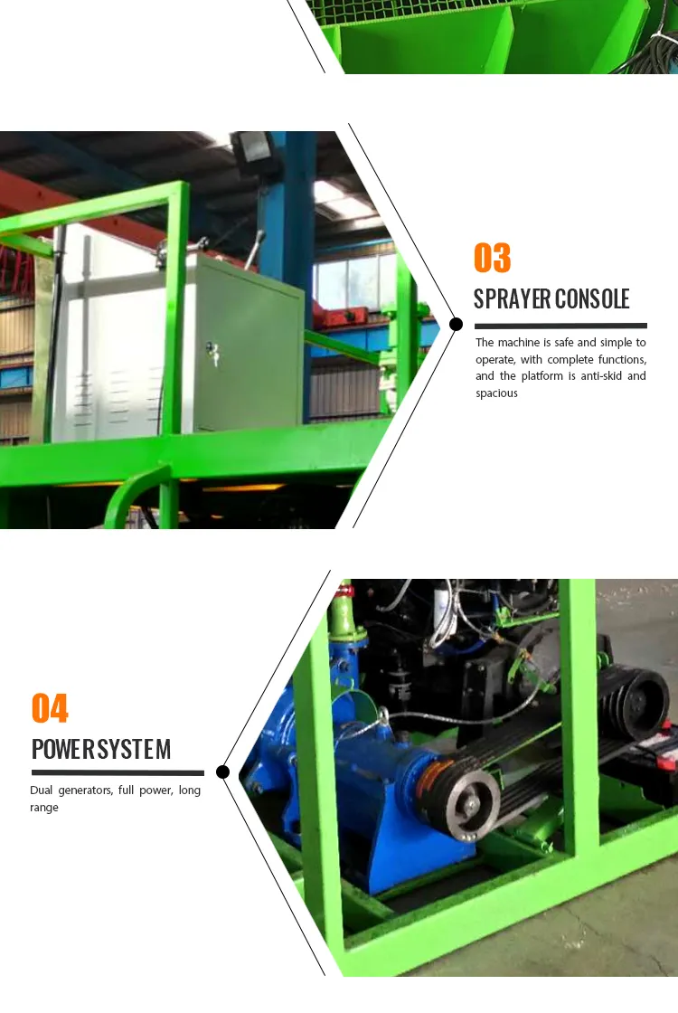 Fast Sowing Hydraulic Hydroseeding Grass Seed Spraying Machine for Lawn Care