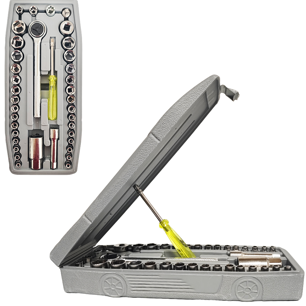 Good Quality Automobile Mechanical Motorcycle Repair Hand Tool 40 Pieces Steel Ratchet Wrench Set for Garage Supplier