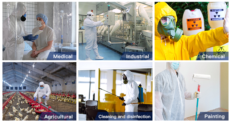 Application Fields for Coverall Suits