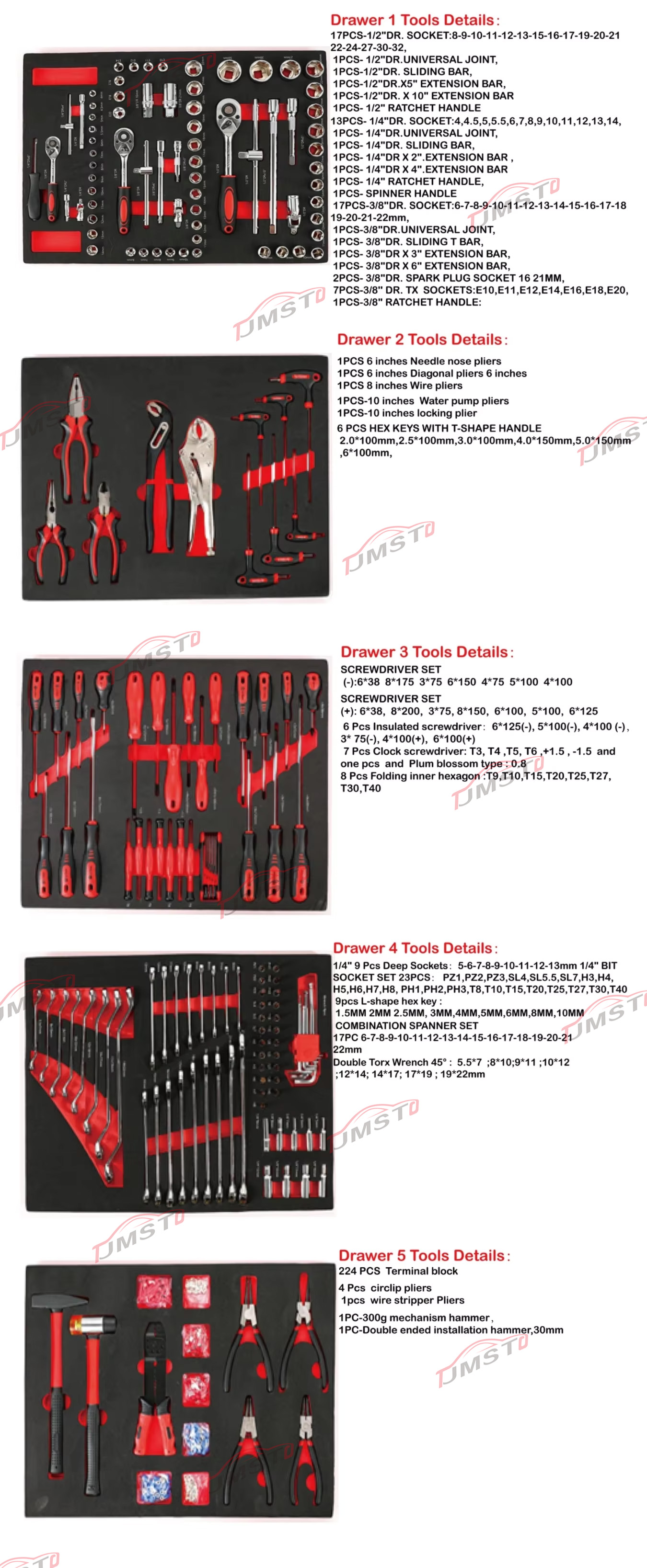 Automotive repair tool tray display 1