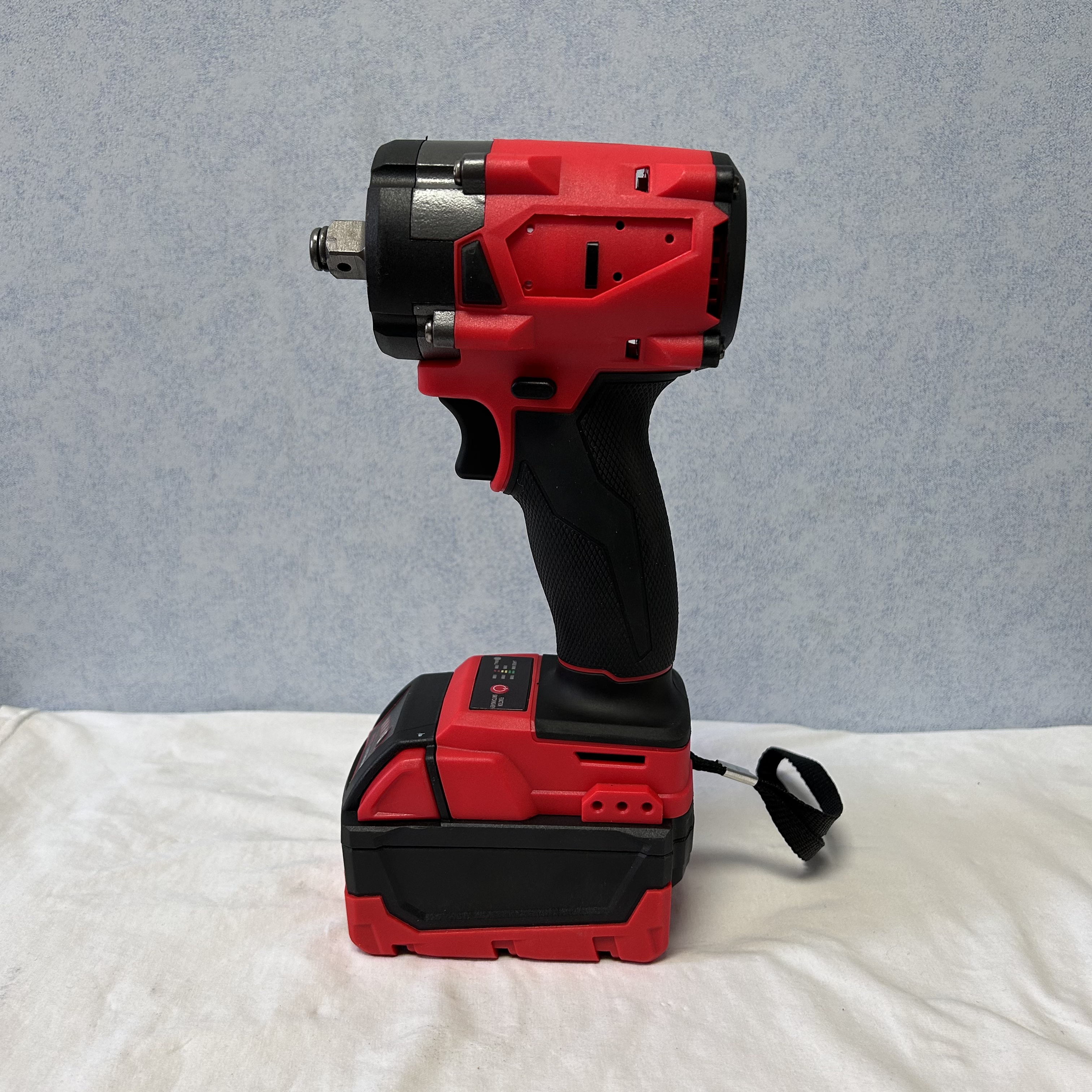 4-In-1 Cordless Red Brushless Tool Set Hammer Drill Impact Wrench Angle Grinder 4 Machines 4 Batteries 2 Industrial