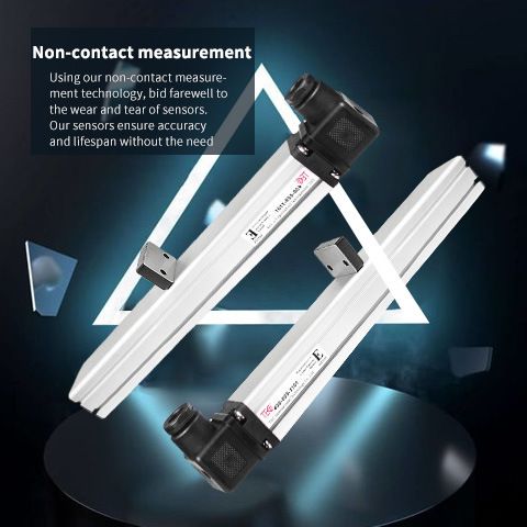 Tec ED Non-Contact Magnetostrictive Electronic Ruler Linear Displacement Transducer Position Sensor IP65 Position Measuring
