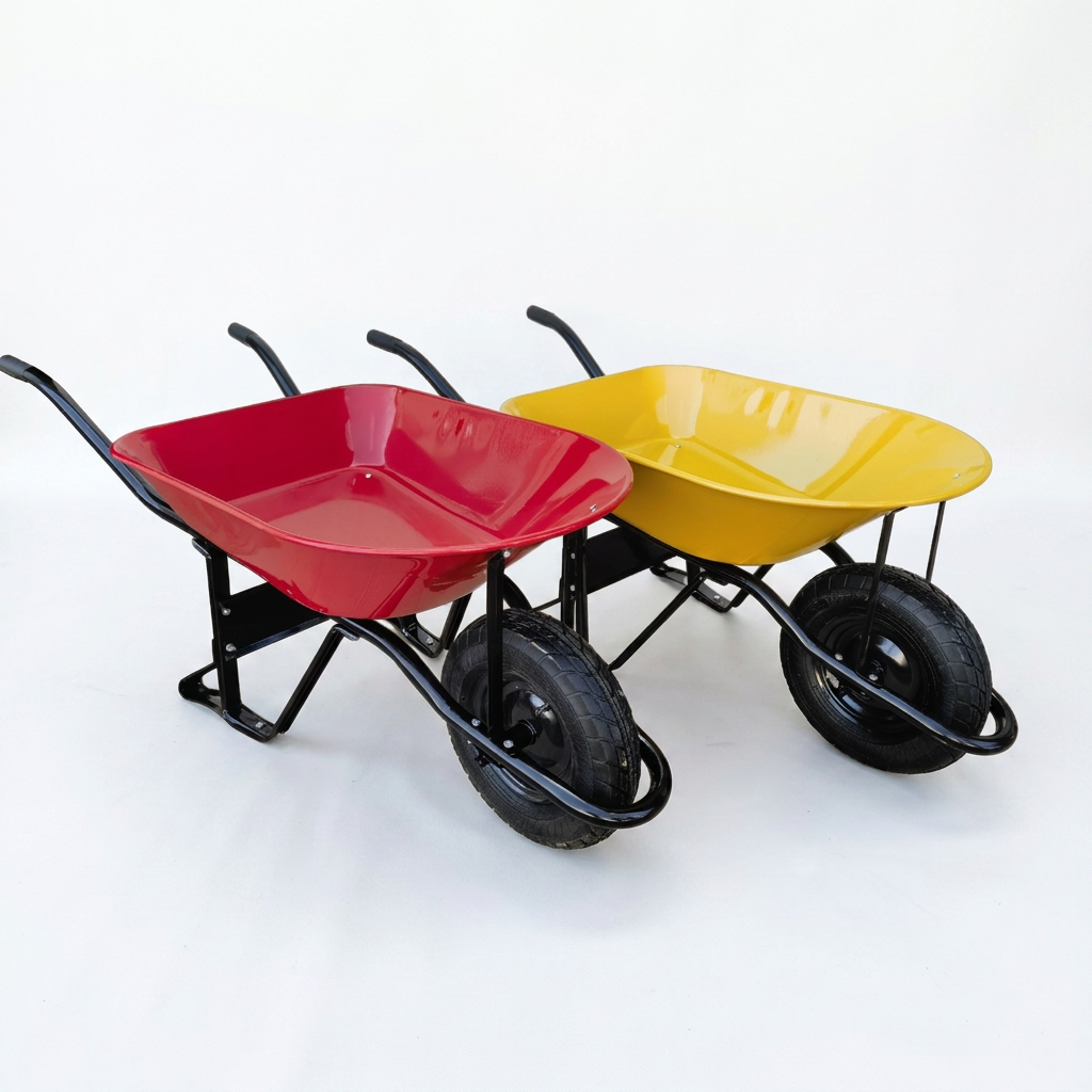 HOT Sale 75L 5CBF China Factory Push Cart Hand Truck Wheelbarrow