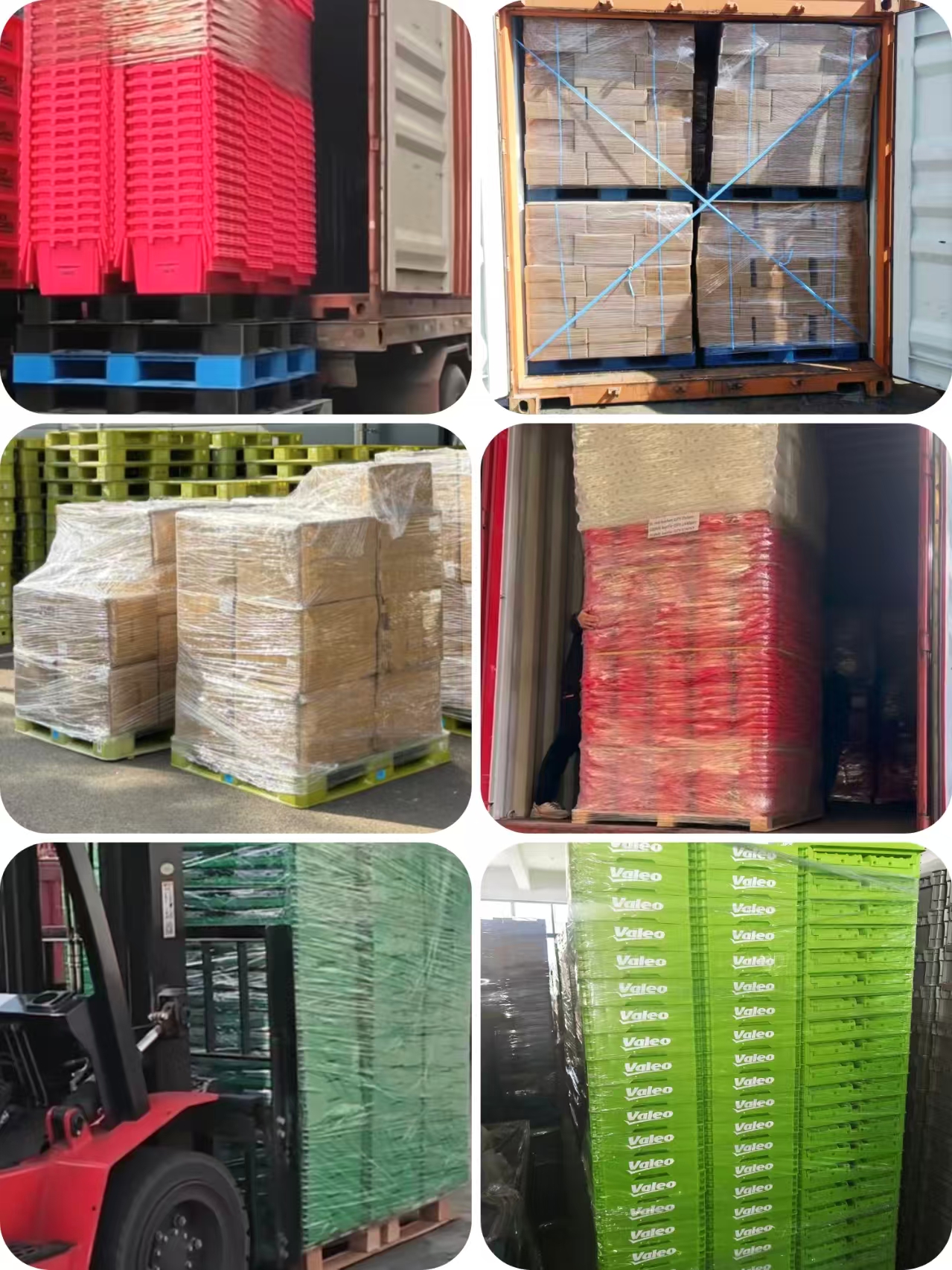 Plastic Recyclable Heavy Duty Stackable Not Easily Worn Out Tool Tote Box Organizers for Distribution and Storage