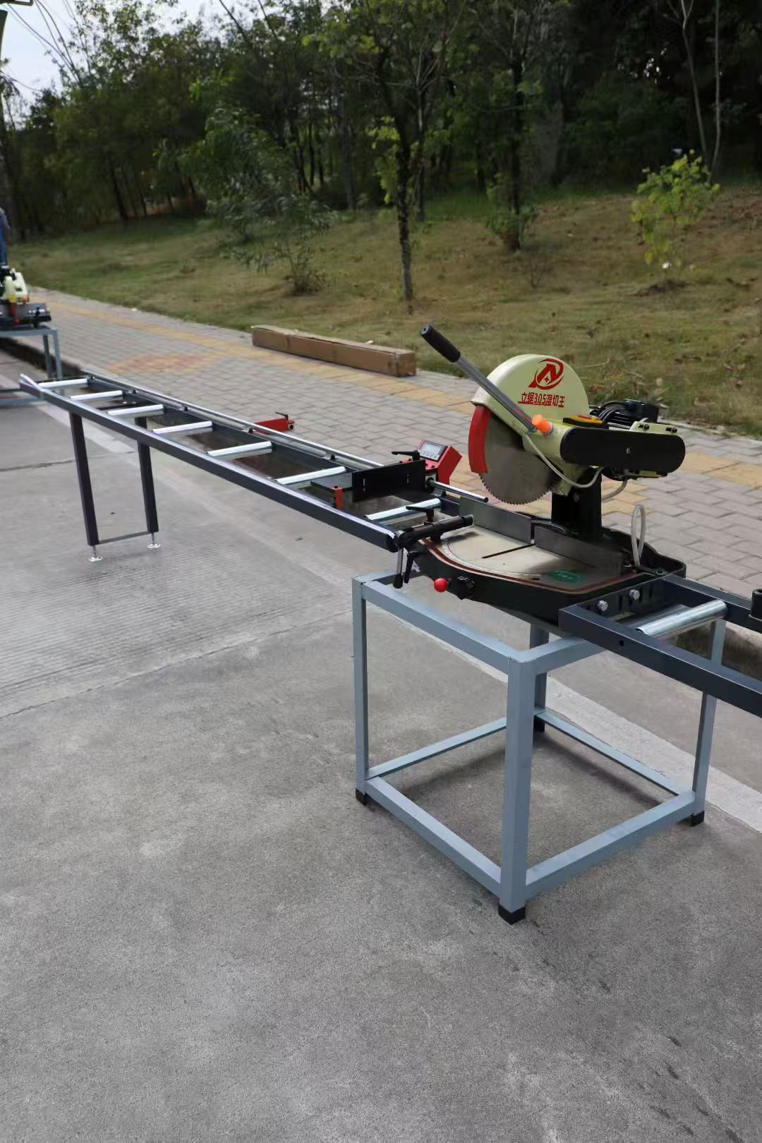220v 380v Windows And Door Single Head Cutting Saw For Aluminum Portable Saw Machine 305mm 355mm 406mm Saw Blade Machine
