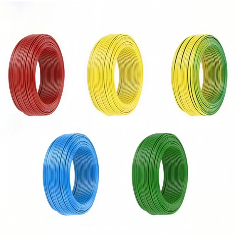 Construction Single Core 1.5mm 2.5 Mm 4mm 6mm 10mm BVR PVC House Copper Wiring Electrical Wire Cable