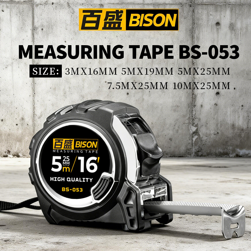Industrial Grade Steel Tape Measure Inches 3M/10ft 5 Meter 16ft, Inperial And Metric,Easy Read Measuring Tape Custom Logo