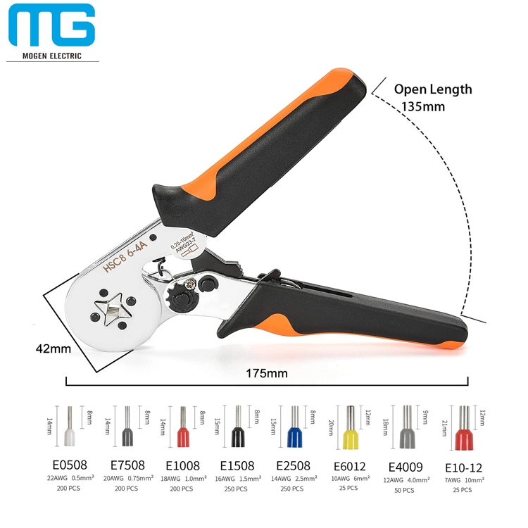 Ferrule Crimping Tool Kit With 1200PCS Ferrules Insulated Wire End Terminals Connectors