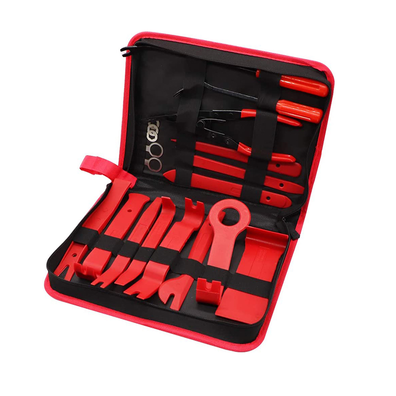 Universal Parts 19pcs Car Pry Tool Door Panel Audio Removal Tools Kit