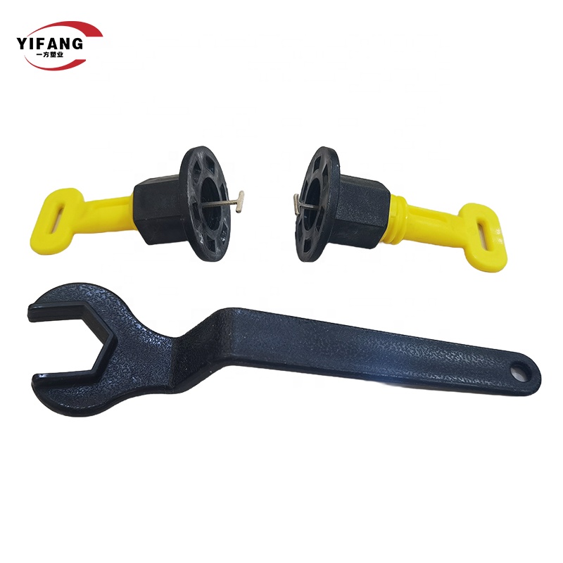 Modern 50pcs Reusable &amp; Recyclable Stainless Steel &amp; Plastic Tlock Tile Leveling System With 2mm-6mm Gap Tile Level Tools
