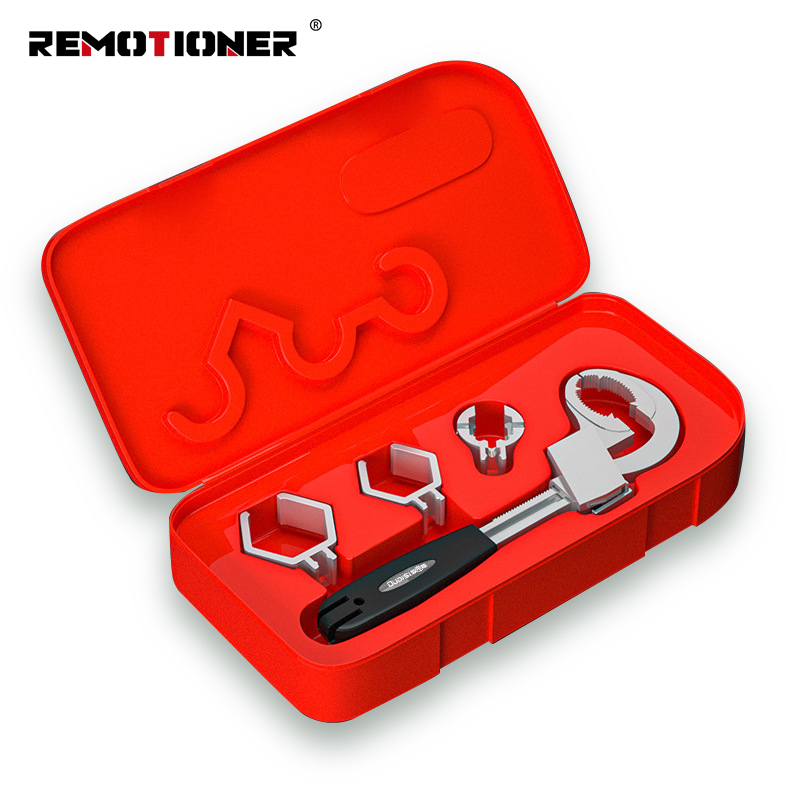 Multifunction Tub Plumbing Repair Tool Spanner Sink Pipe Adjustable Bathroom Wrench