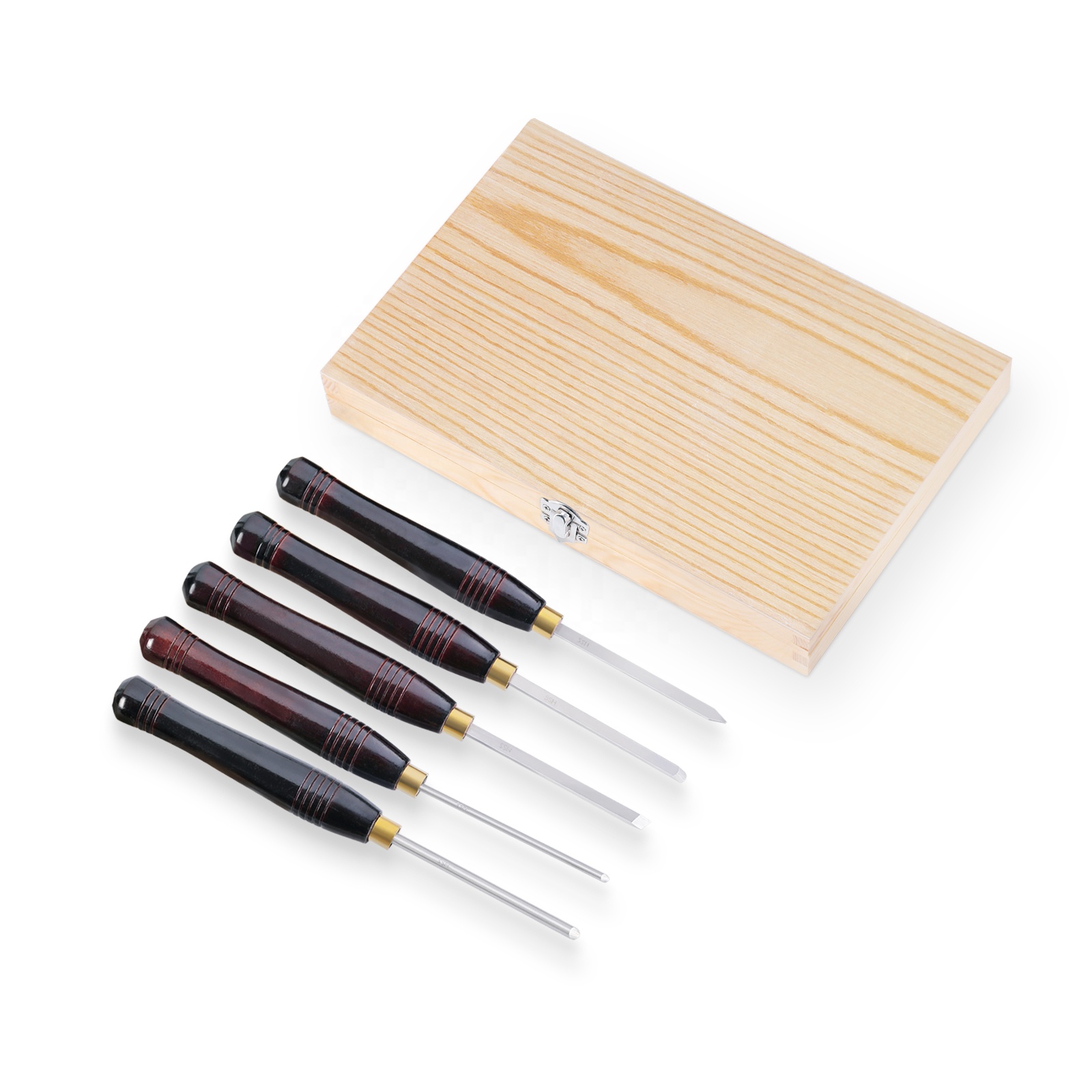 HSS Handheld Woodworking Turning Tool Set Carving Knife Kit with Packaging