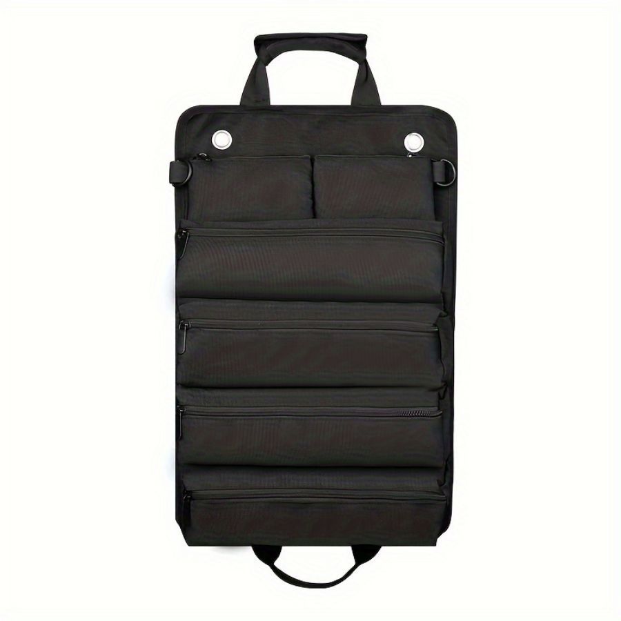 Fashion Oxford Cloth Material Roll-Up Tool Storage Bag with 1 Compartment Hanging Car Organizer