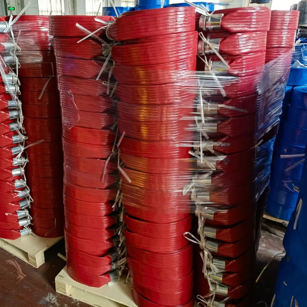 Hose Rolls Wrapped in Protective Film