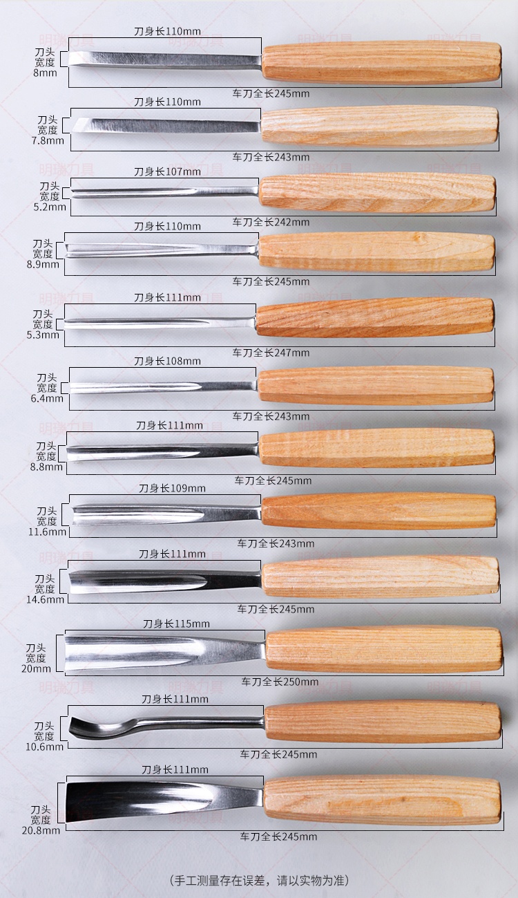 Wood Carving Tools, Set of 12 with Canvas Case - Full Size Gouges and Chisels for Beginners, Hobbyists and Professionals Sharp